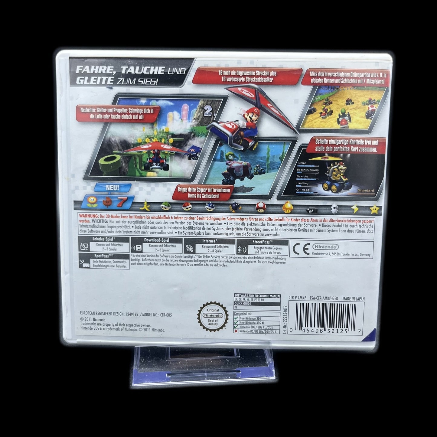 Mario Kart 7 - Nintendo 3DS - Complete in Box - PAL - deutsch - Gebraucht
