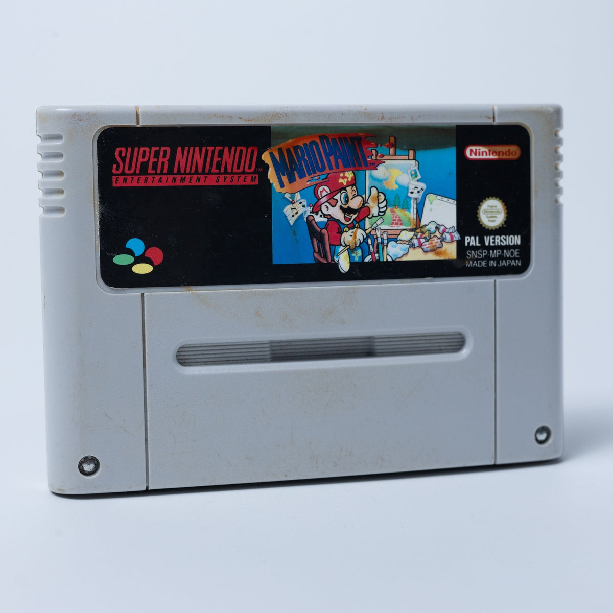 Mario Paint - Super Nintendo SNES PAL Spiel - Nur Modul - Zustand Okay