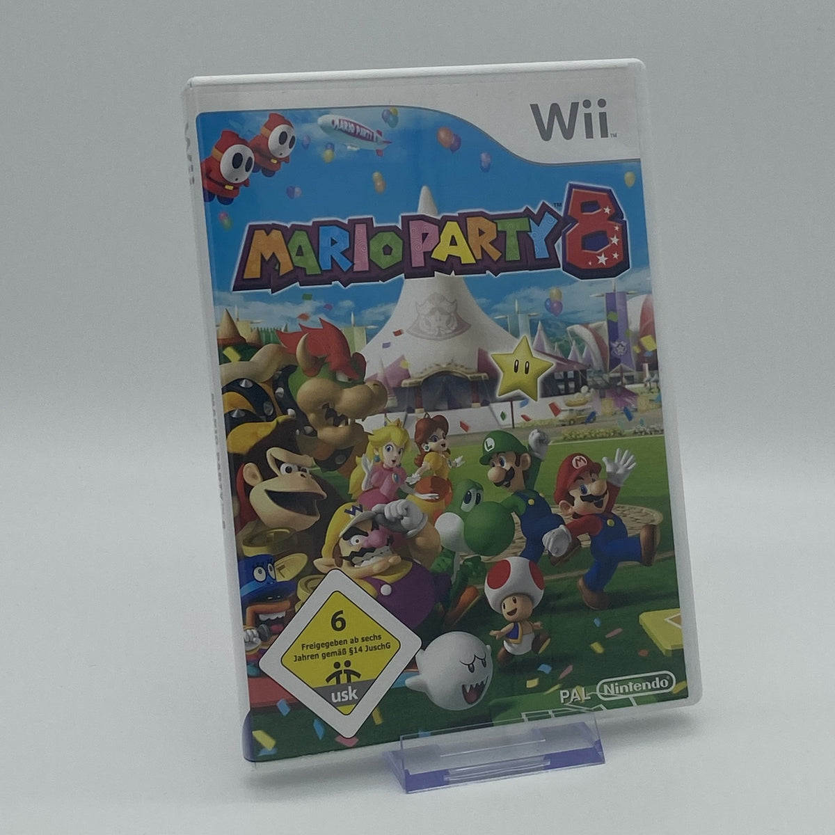 Mario Party 8 - Nintendo Wii Spiel - CiB - PAL - Deutsch - Zustand Sehr Gut
