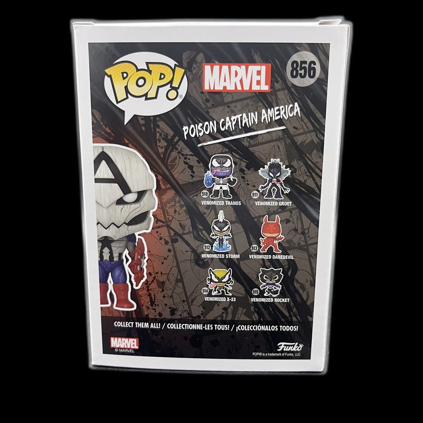 Marvel Poison Captain America - Vinylfigur - Funko - 10 cm