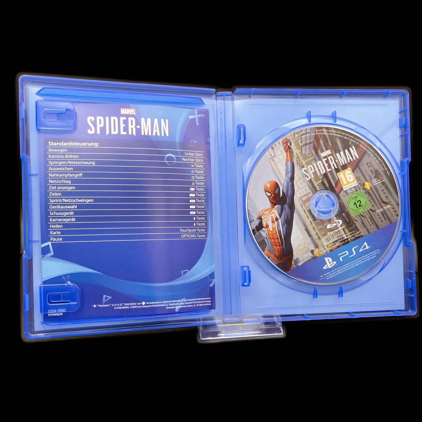 Marvel's Spider-Man - Playstation 4 - Complete in Box - deutsch - Gebraucht