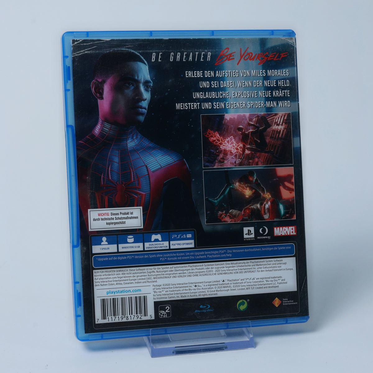 Marvel Spider-Man - Miles Morales - Playstation 4 PS4 - CiB - Zustand Sehr Gut