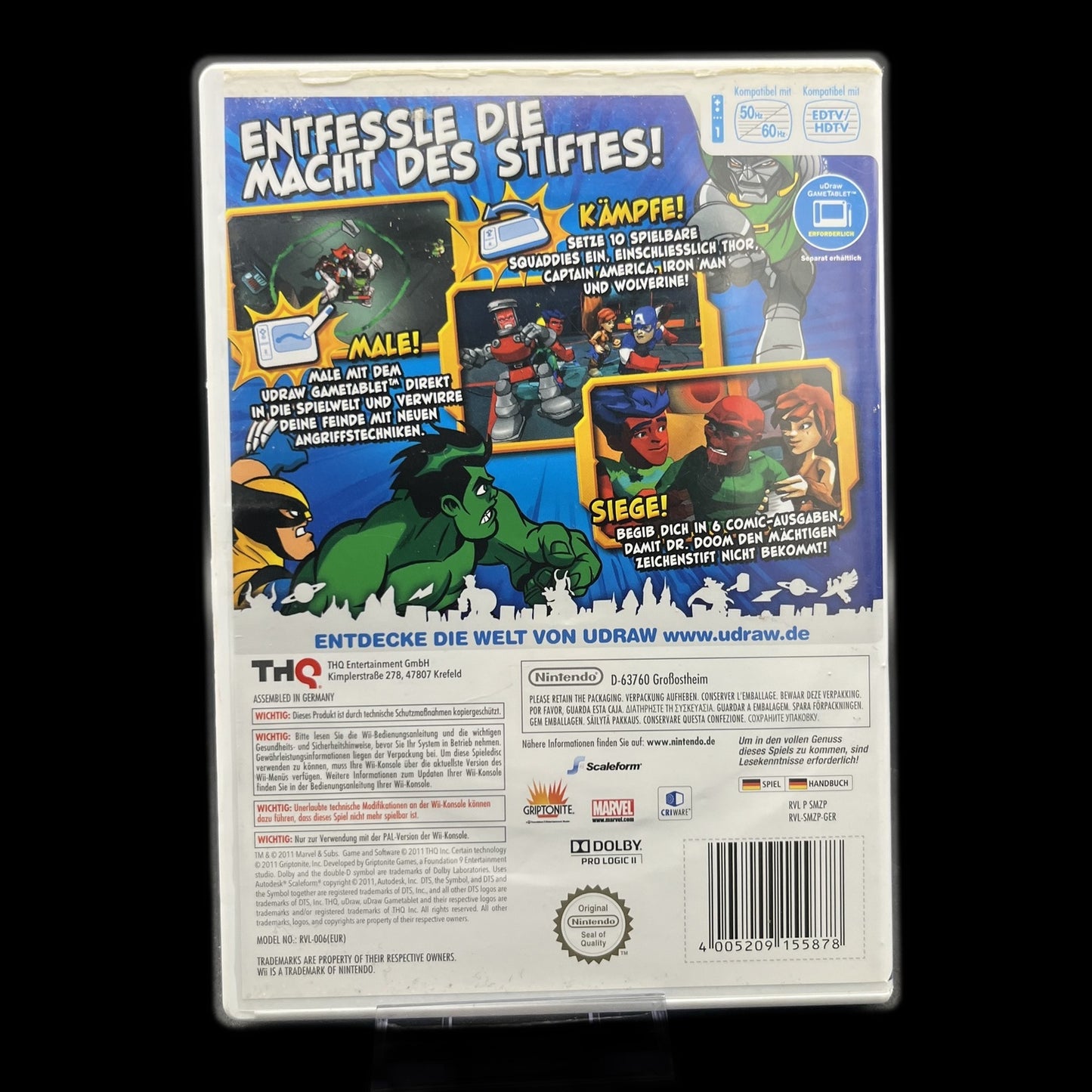 Marvel Super Hero Squad: Comic Combat - Nintendo Wii - deutsch - Gebraucht