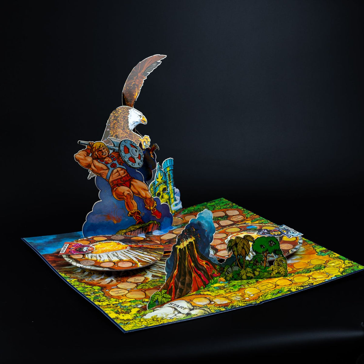 Masters of the Universe - Mattel Pop-Up Spiel - He-Man/MOTU - Zustand Gut