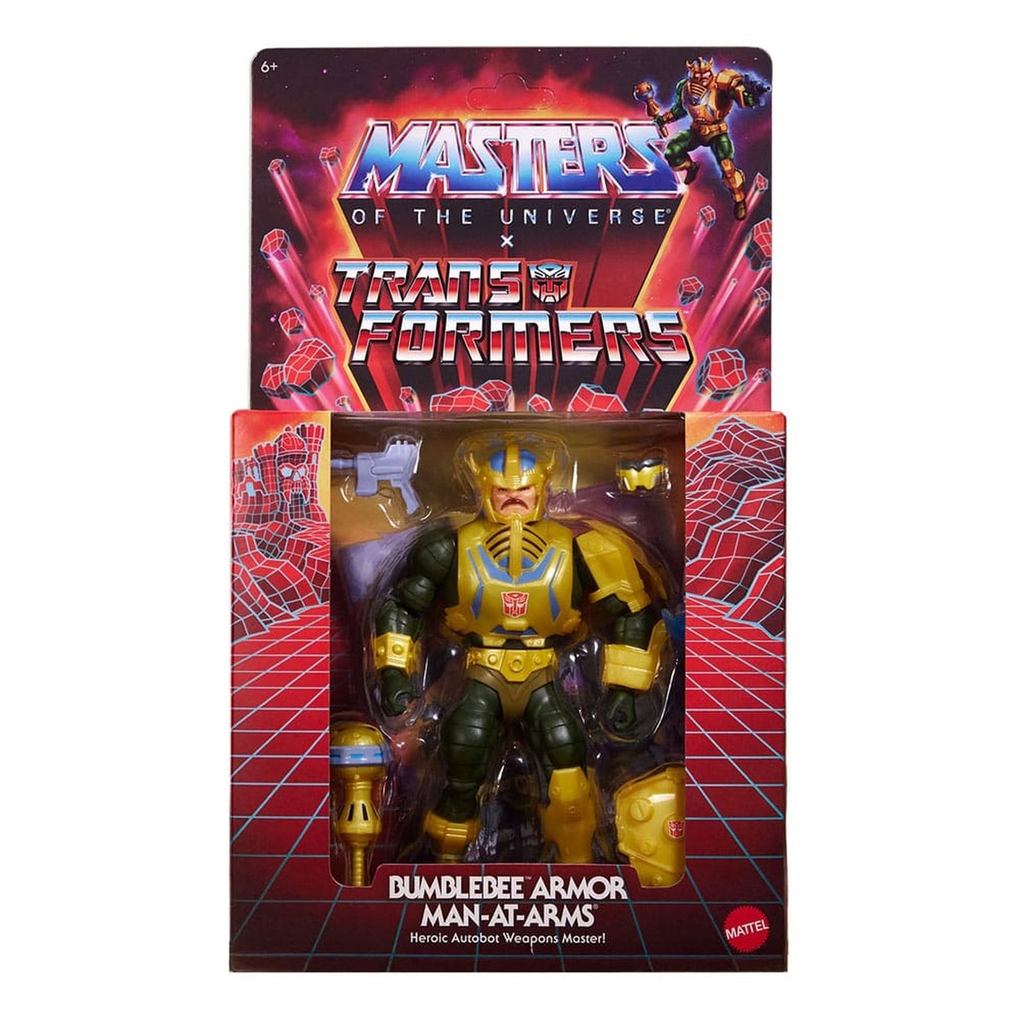 MOTU x Transformers Bumblebee Armor Man-At-Arms Exclusive - Neu & OVP