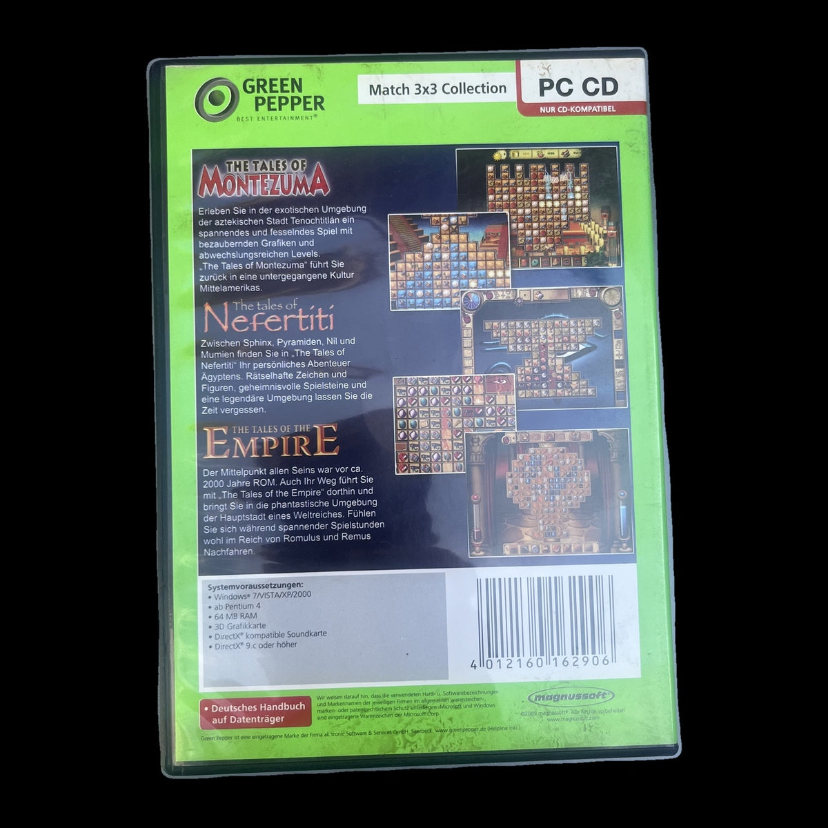 Match 3x3 Collection - PC - CiB - deutsch - Puzzle - 3 Spiele - Gebraucht