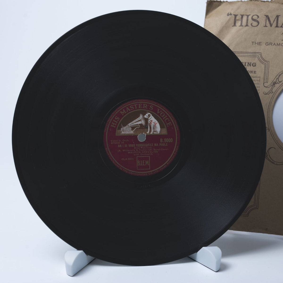 Maurice Chevalier - Ah Si Vous Connaissiez Ma Poule/Ma Pomme - Shellack - VG+/VG