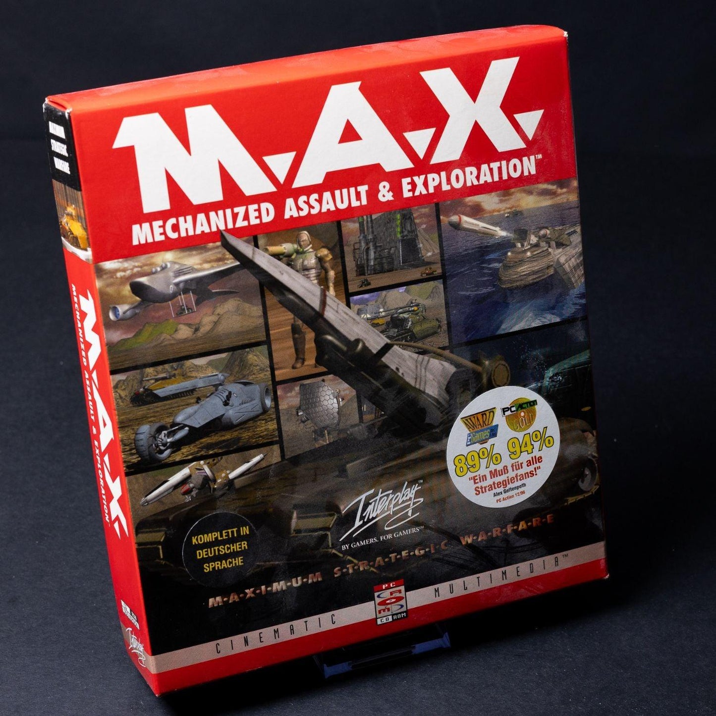 M.A.X. Mechanized Assault & Exploration - PC CD-ROM Spiel - Big Box CiB
