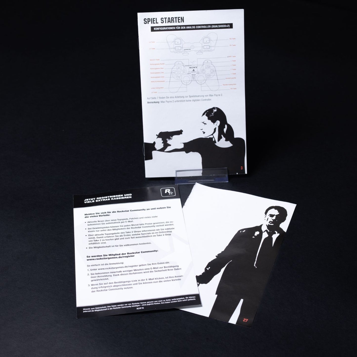 Max Payne 2 - Playstation 2 PS2 Platinum Spiel - CiB - PAL Deutsch - Gebraucht