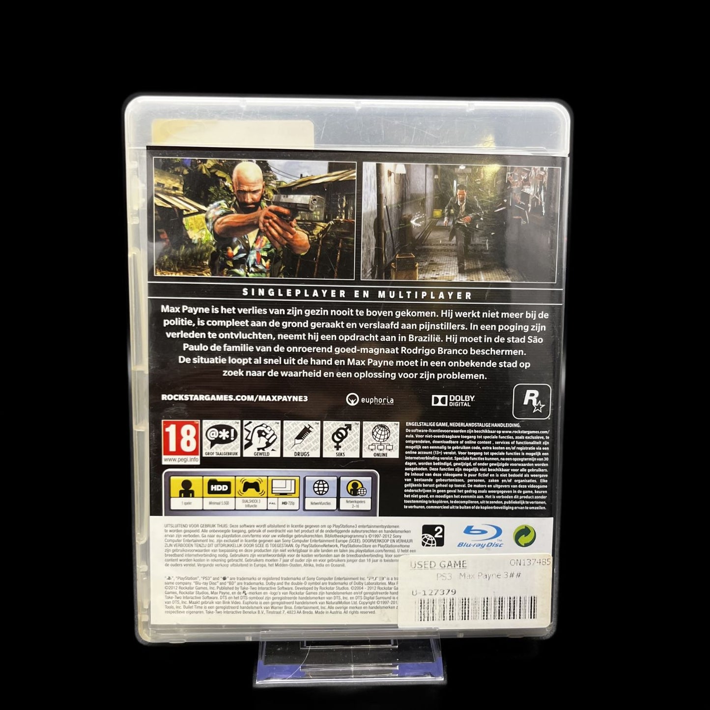 Max Payne 3 - Shooter Action - Sony PS3 Playstation 3 - Top Zustand