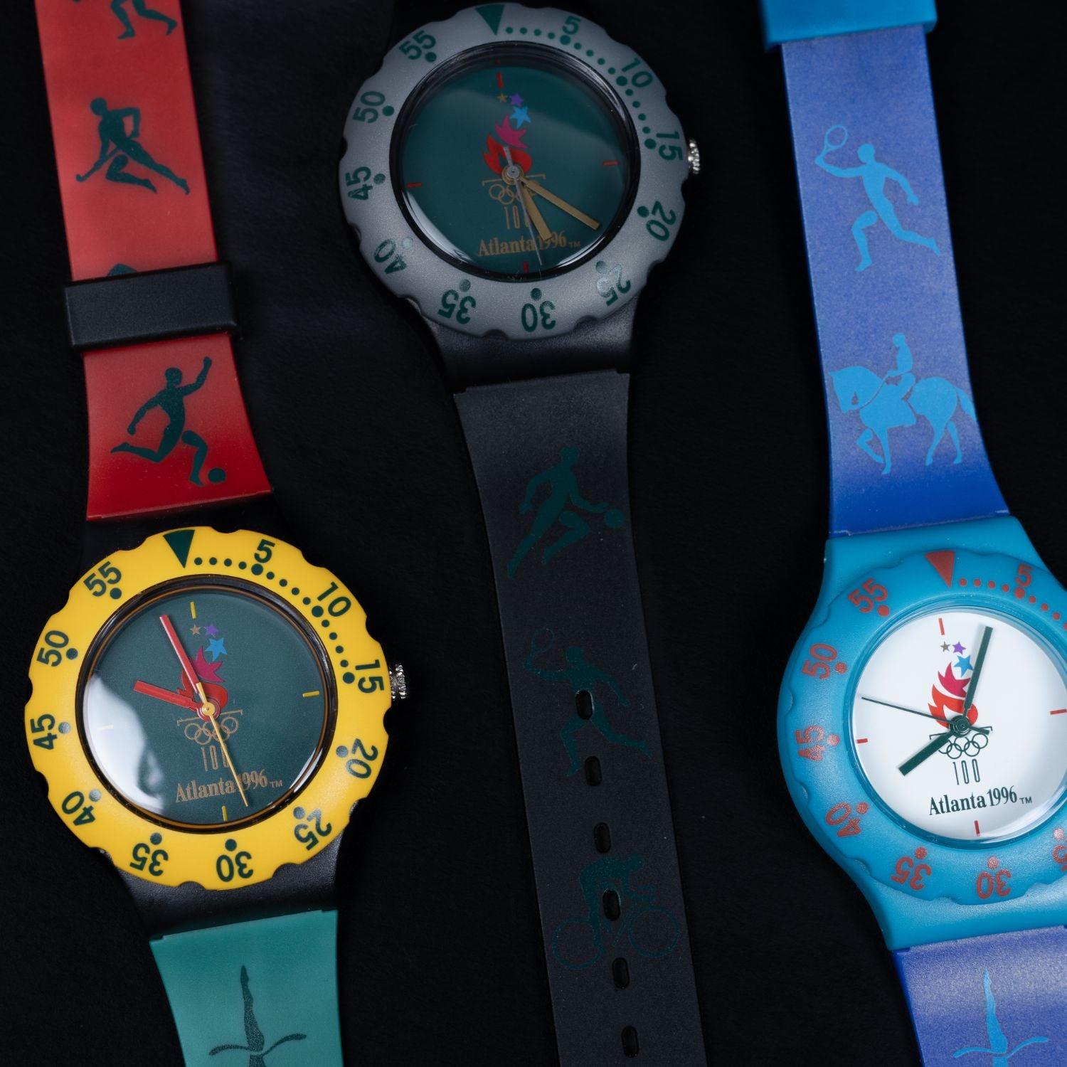 mc-donalds-atlanta-1996-olympic-games-retro-quartz-sammleruhren-drei-stueck-9 - Utopia Collectibles