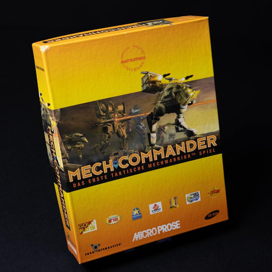 Mech Commander - PC CD-ROM Big Box Spiel - Mit Anleitungen - Top Zustand