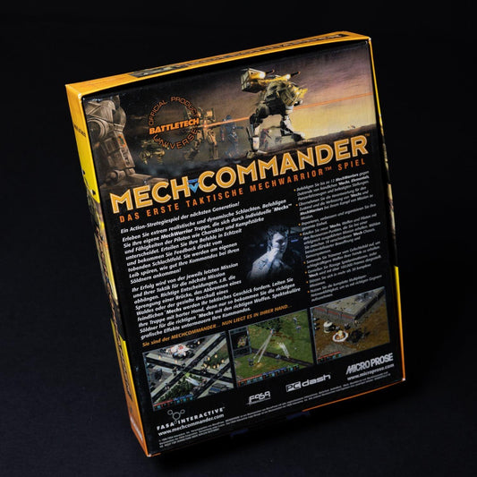 Mech Commander - PC CD-ROM Big Box Spiel - Mit Anleitungen - Top Zustand