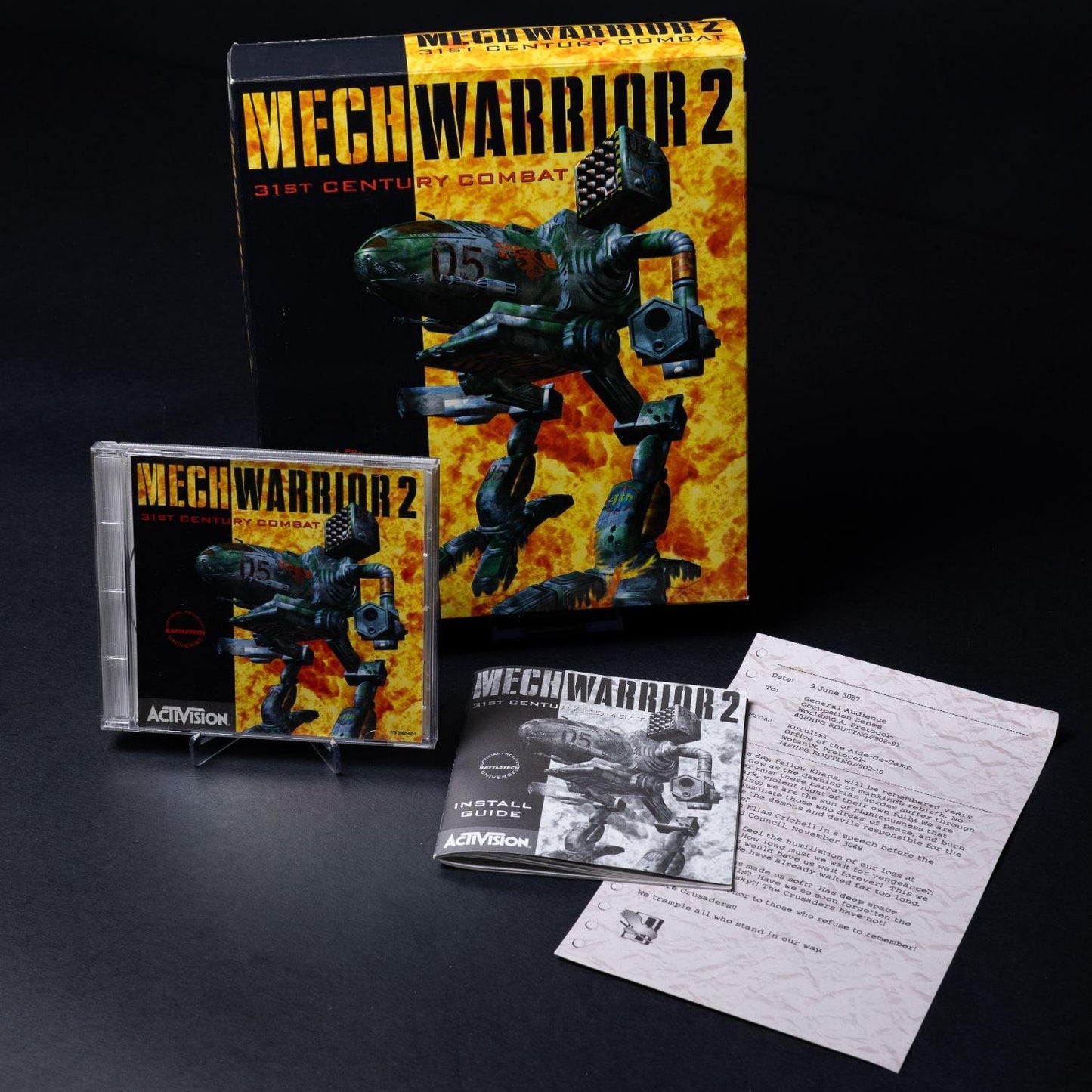 Mechwarrior 2 + Erweiterungs-Set - PC CD-ROM Big Box - Deutsch - Top Zustand