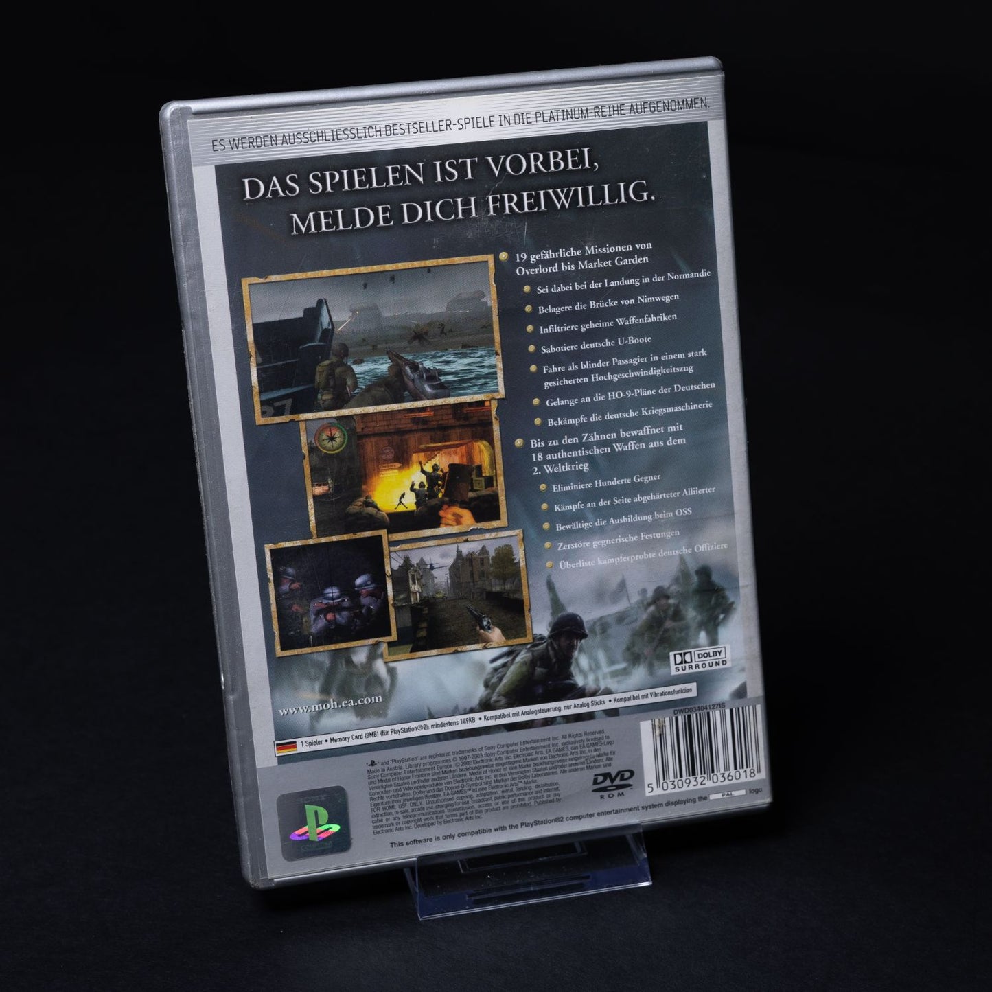 Medal of Honor Frontline - Playsation 2 PS2 Platinum - CiB - Deutsch - Gebraucht