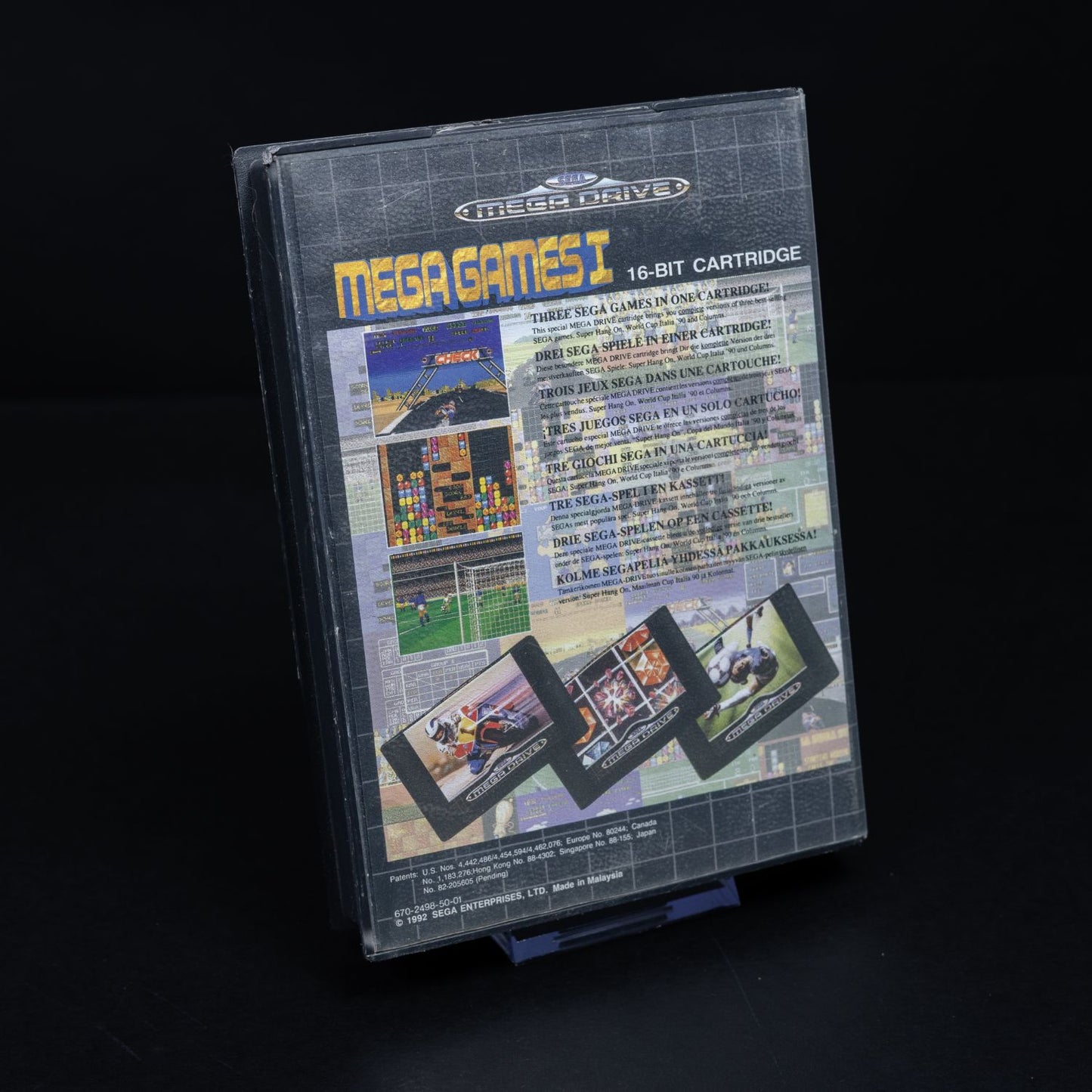 Mega Games 1 - Sega Mega Drive / Genesis Spiel - Made in Malaysia - Zustand Gut