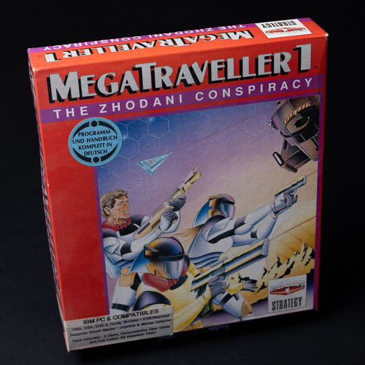 Mega Traveller 1: The Zhodani Conspiracy - PC IBM / MS-DOS Spiel - Big Box - CiB