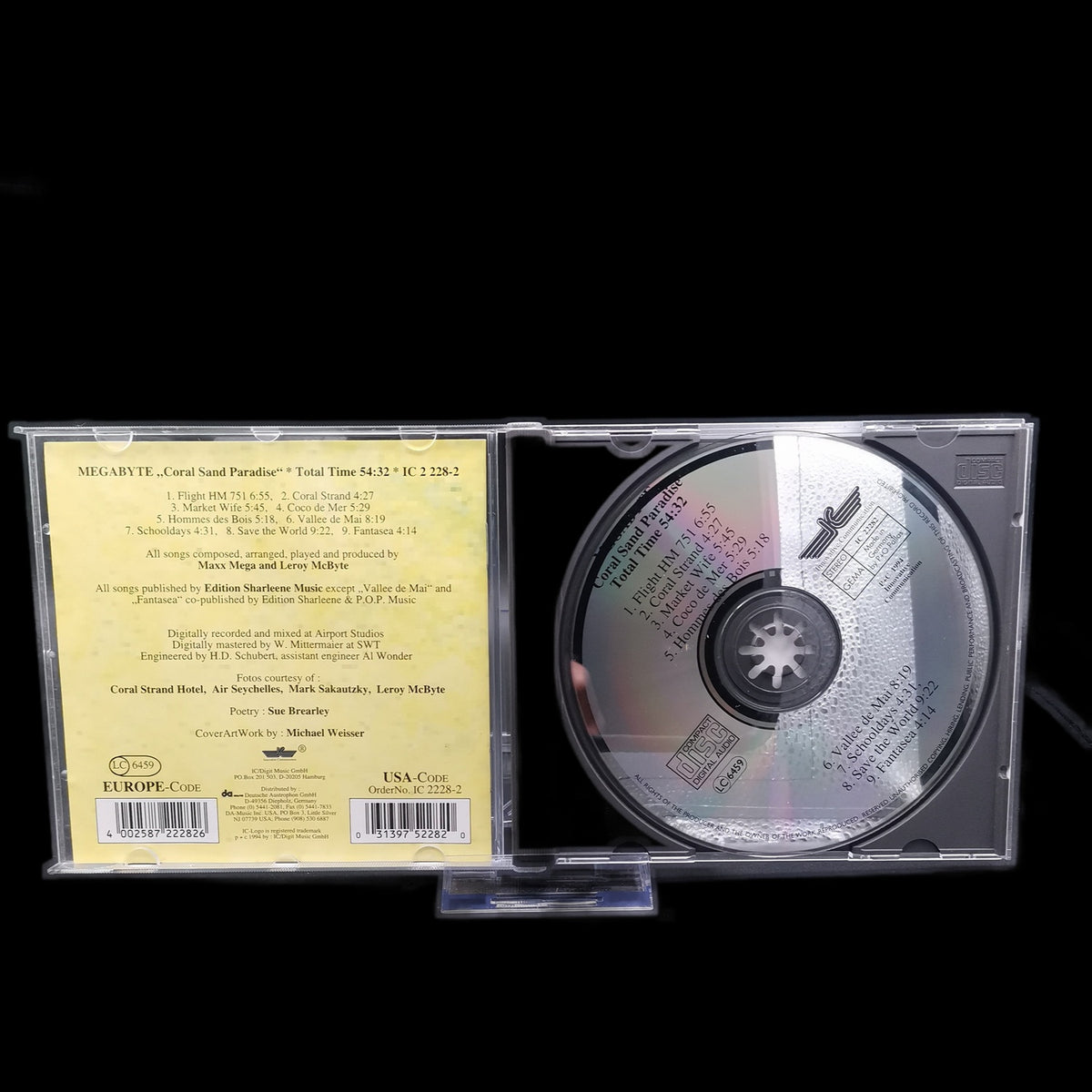 Megabyte - Coral Sand Paradise - 1994 - CD - Ambient - Album - Gebraucht