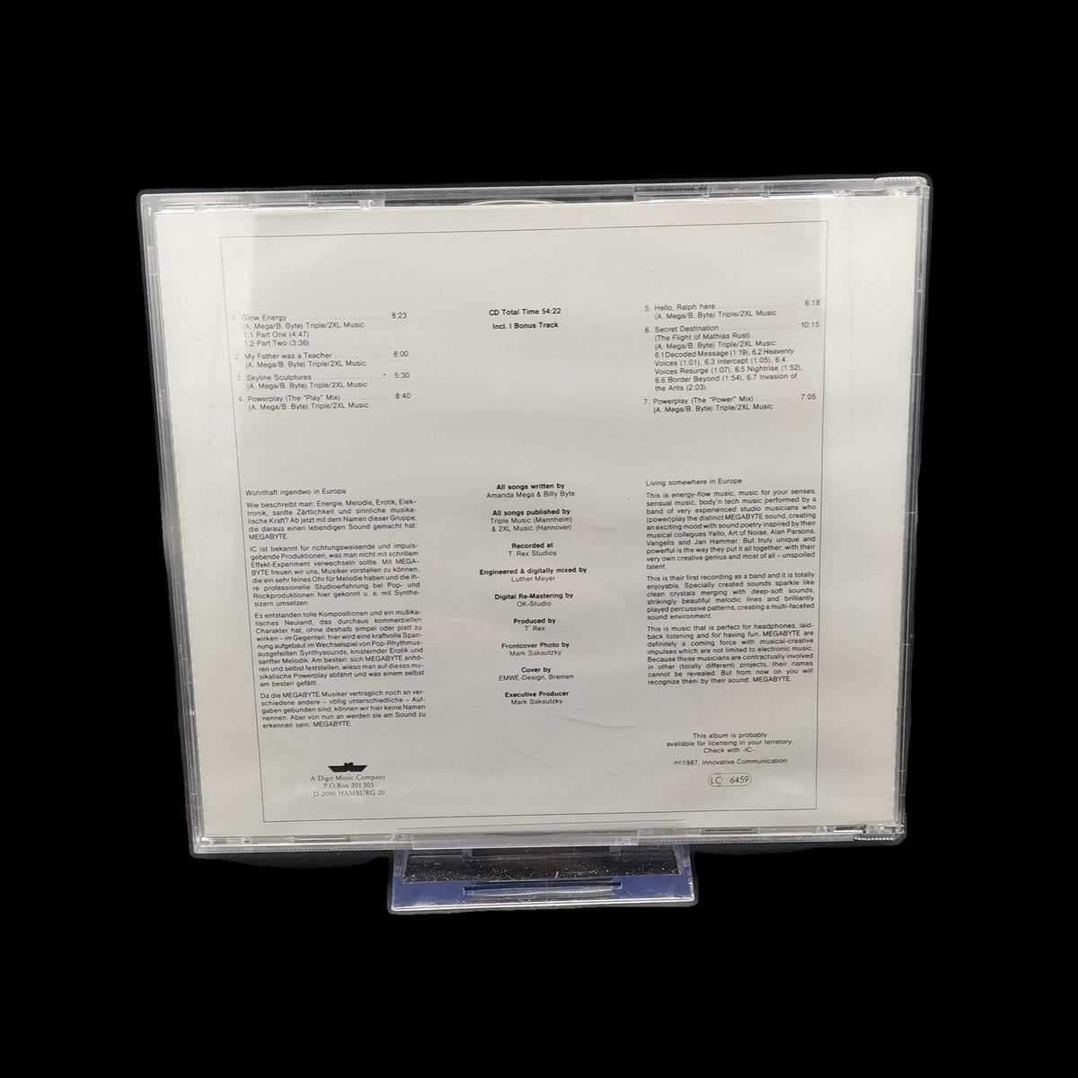 Megabyte - Powerplay - CD - Electronic Music - Album - 1987 - Gebraucht