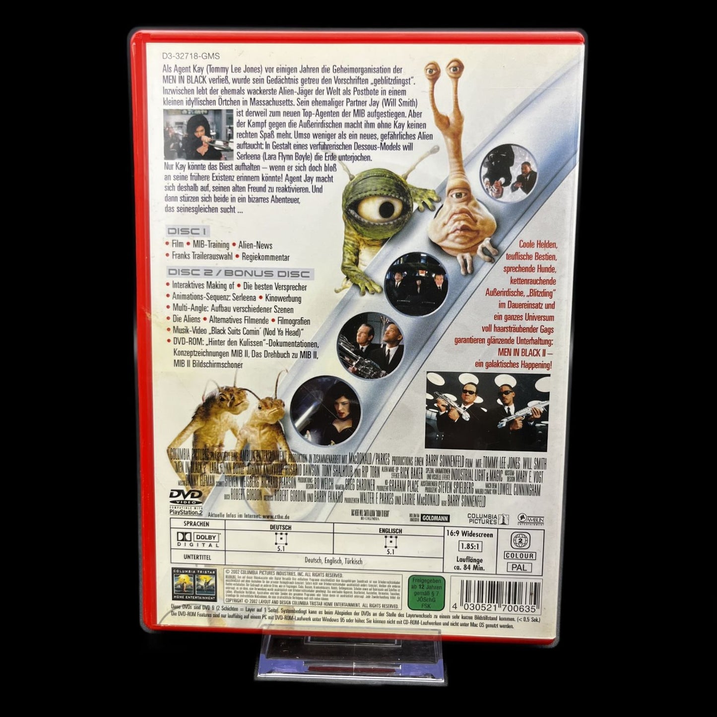Men in Black 2 - Wil Smith - Tommy Lee Jones - Comedy - DVD - Guter Zustand