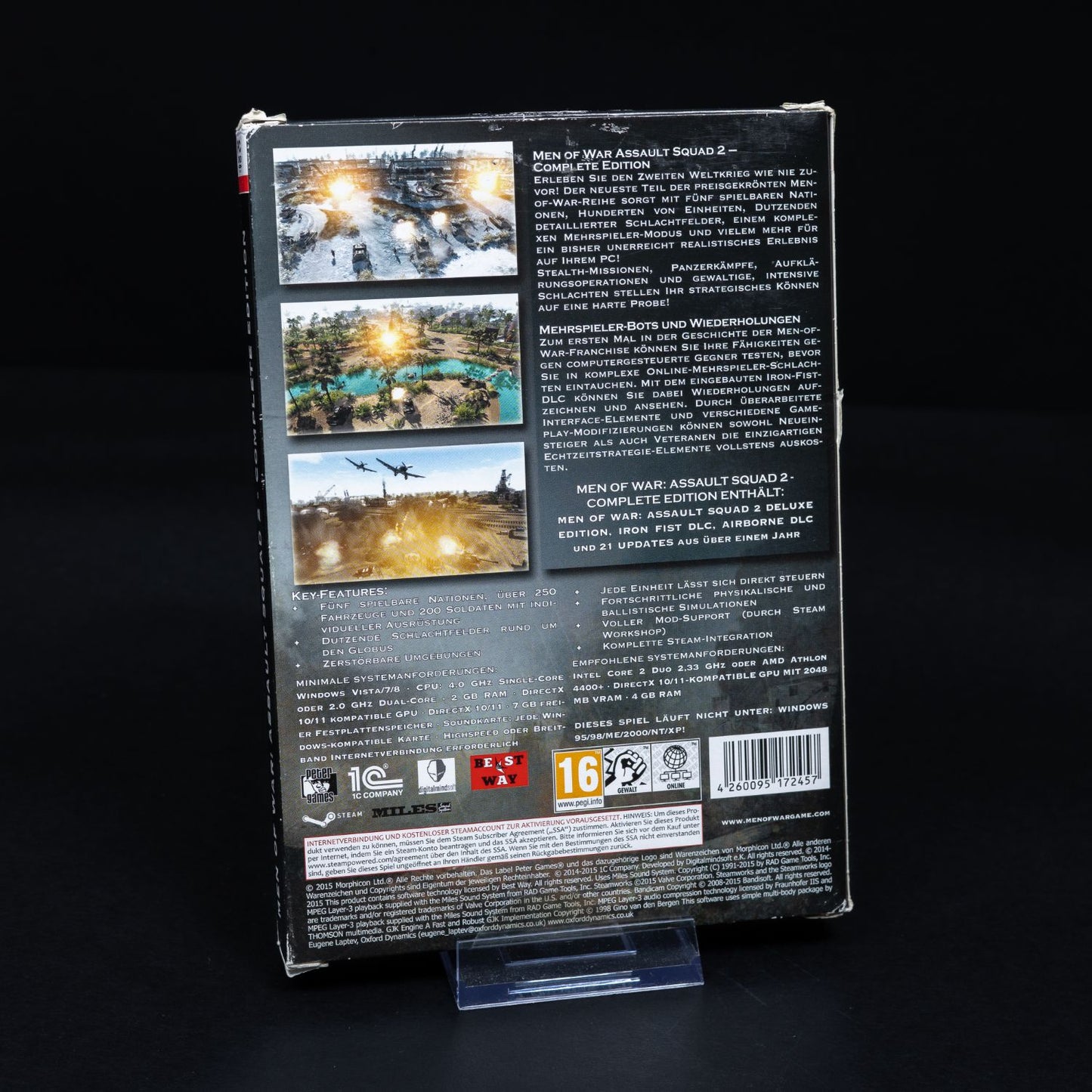 Men of War Assault Squad 2 - Complete Edition - PC DVD-ROM - CiB mit Pappschuber