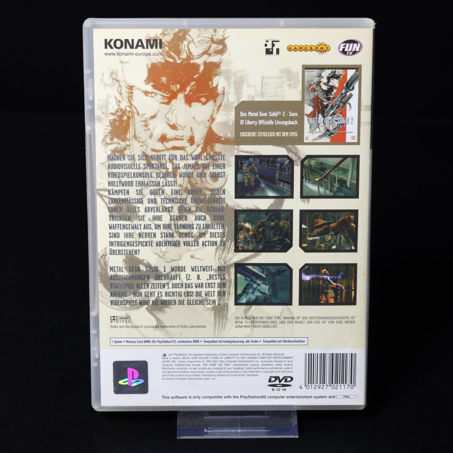 metal-gear-solid-2-playstation-2-ps2-cib-pal-zustand-sehr-gut-2 - Utopia Collectibles