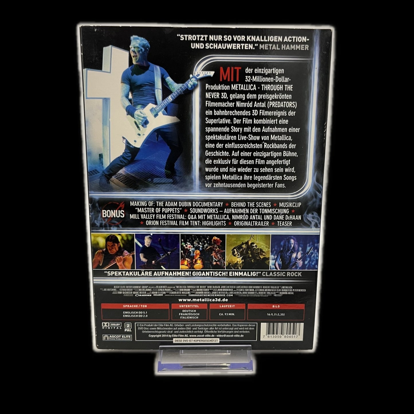 Metallica Through the Never - Metallica - 2-Disc Set - DVD - Gebraucht