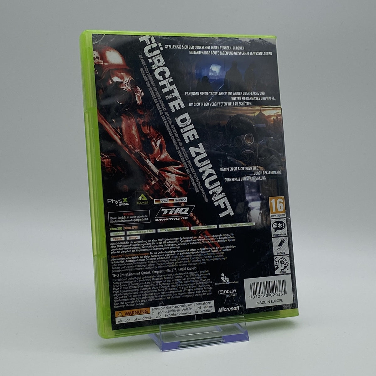 Metro 2033 - Xbox 360 Spiel - CiB - PAL - Deutsch - Zustand Sehr Gut