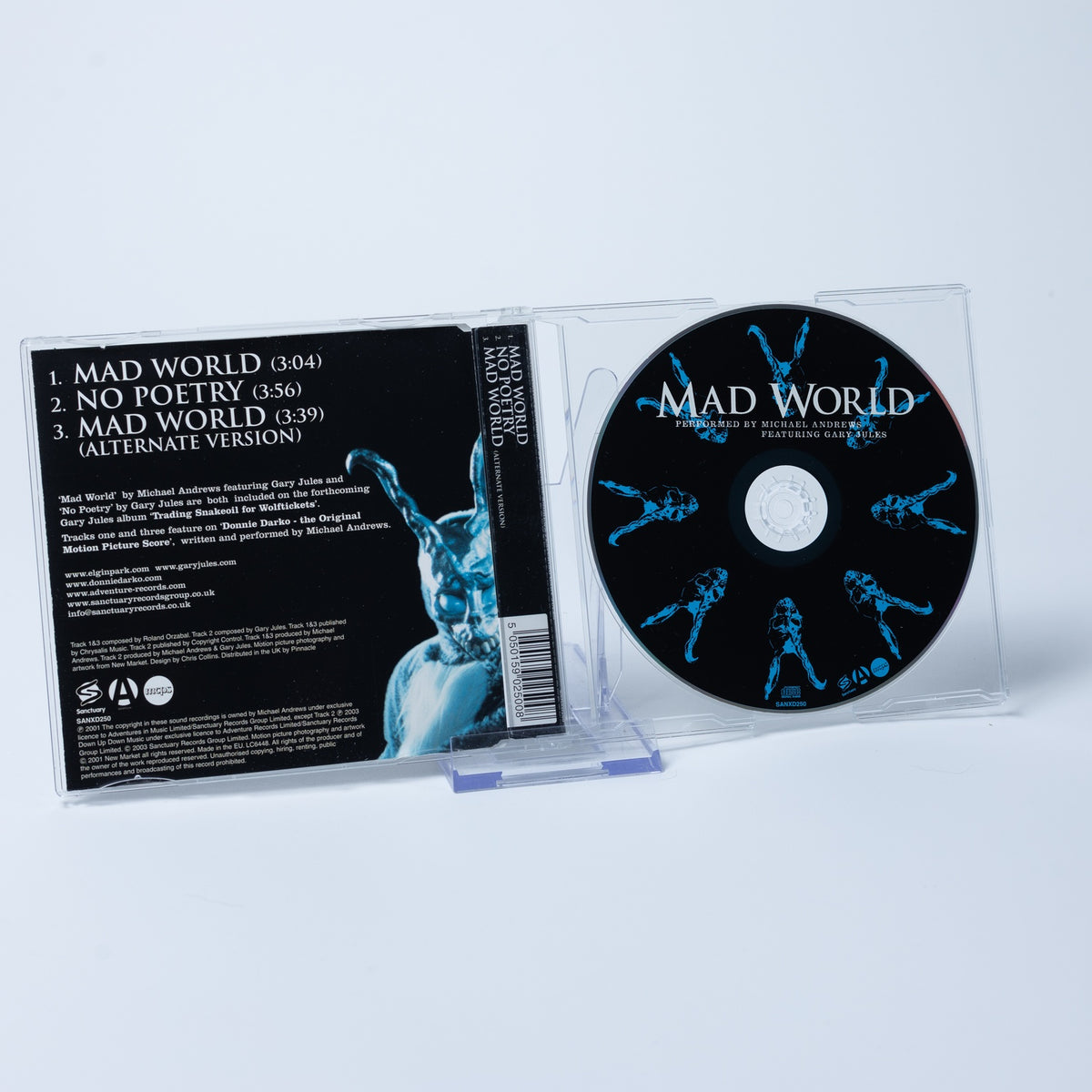 Michael Andrews & Gary Jules - Mad World - CD - Electronic - Single - NM / NM
