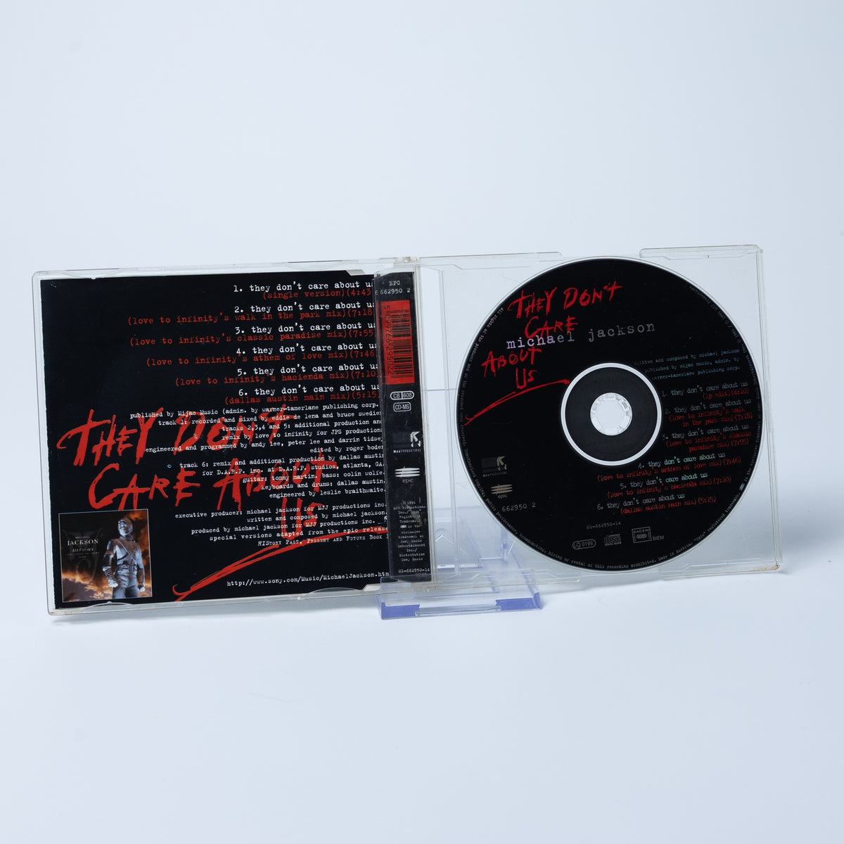 Michael Jackson - They Don't Care About Us - CD - Electronic - VG / VG