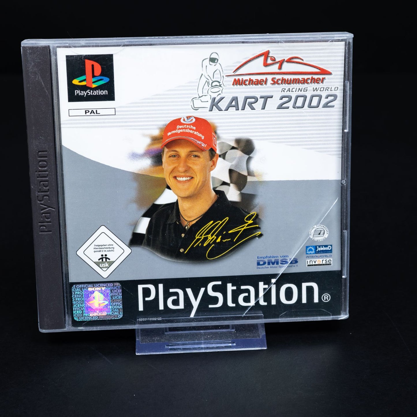 Michael Schuhmacher Kart 2002 - PS1 Spiel - CiB - PAL - Zustand Gut