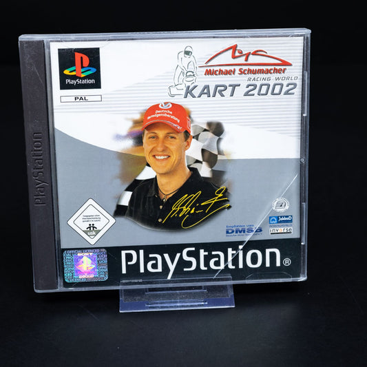 Michael Schuhmacher Kart 2002 - PS1 Spiel - CiB - PAL - Zustand Gut