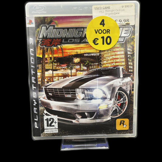 Midnight Club Los Angeles - Rockstar Games- Playstation 3 Sony - Top Zustand