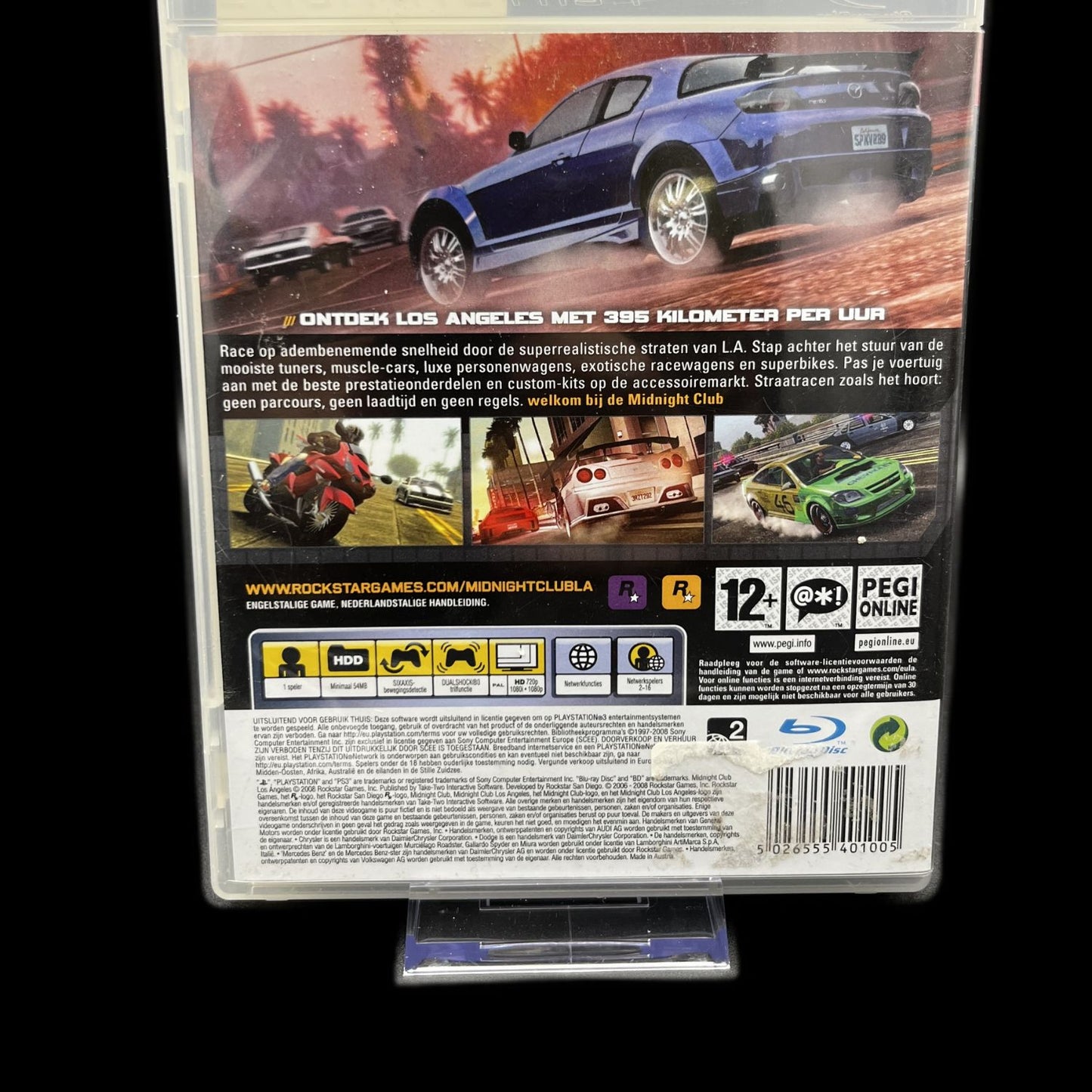 Midnight Club Los Angeles - Rockstar Games- Playstation 3 Sony - Top Zustand