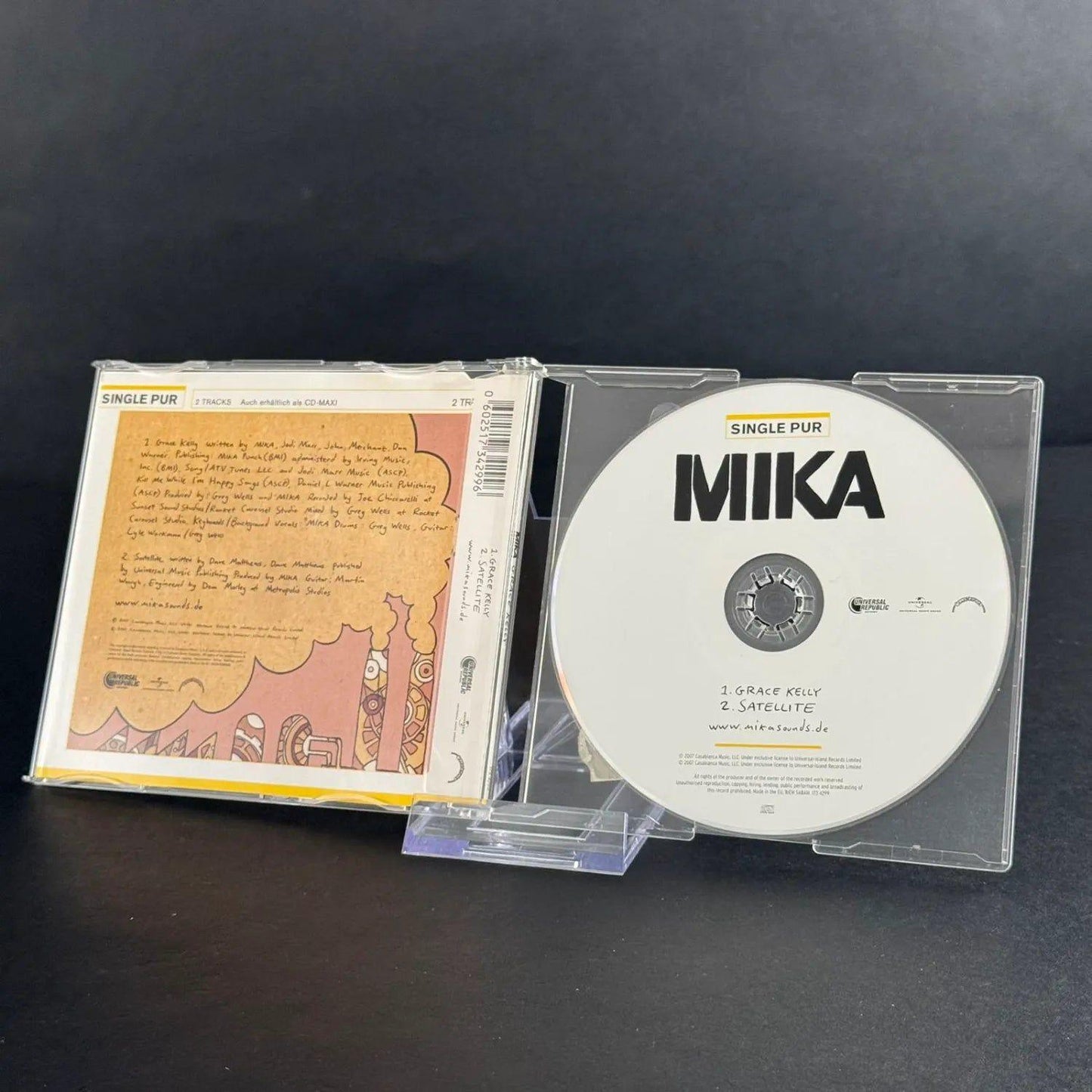 mika-grace-kelly-2007-single-cd-made-in-germany-by-edc-universal-nm-nm-3 - Utopia Collectibles