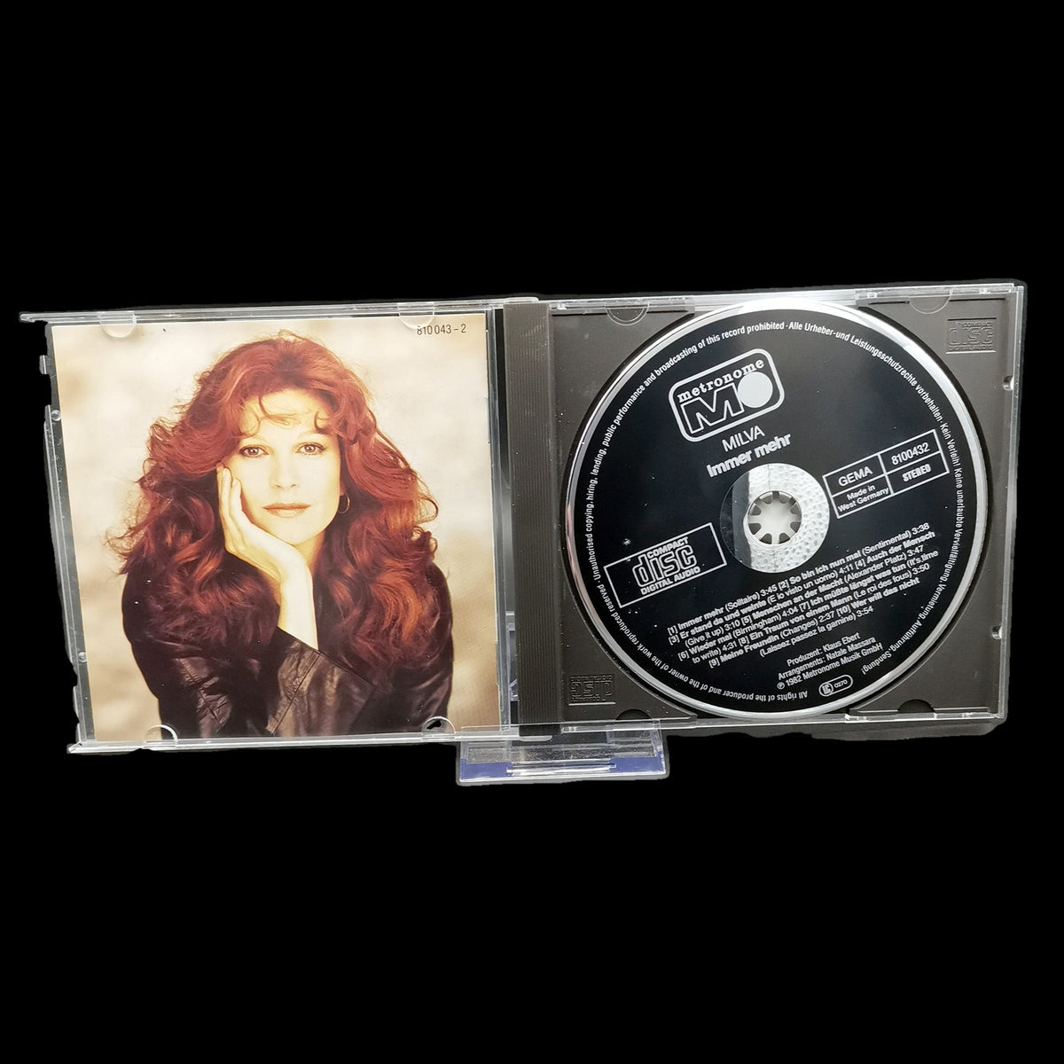 Milva - Immer mehr - 1982 Pop Album - Metronome Edition - CD - Gebraucht
