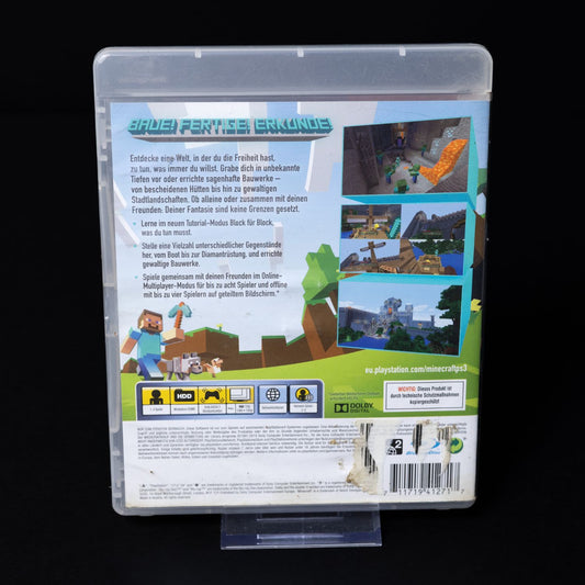 Minecraft - Playstation 3 PS3 Spiel - PAL Deutsch - Zustand Okay