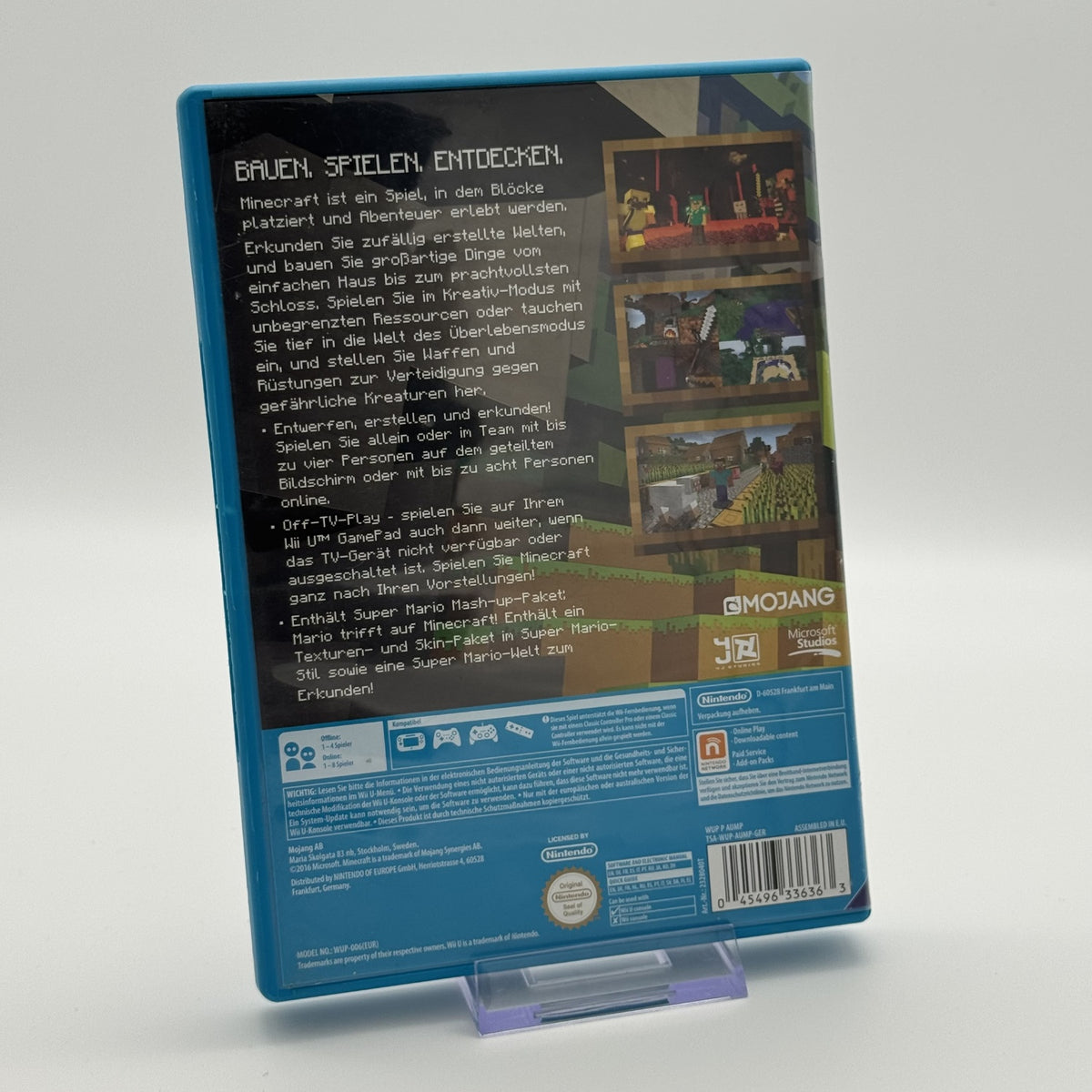 Minecraft - Wii U Edition - Nintendo Wii U Spiel - PAL - Zustand Sehr Gut