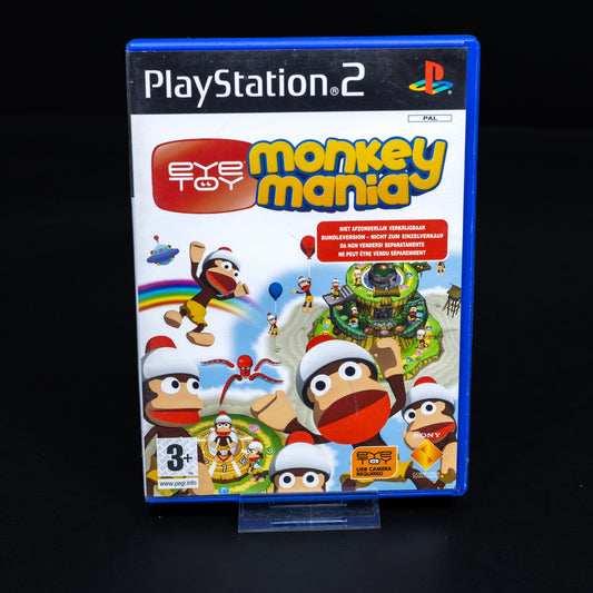 Monkey Mania - Playstation 2 PS2 Eye Toy Spiel - CiB - Zustand Sehr Gut