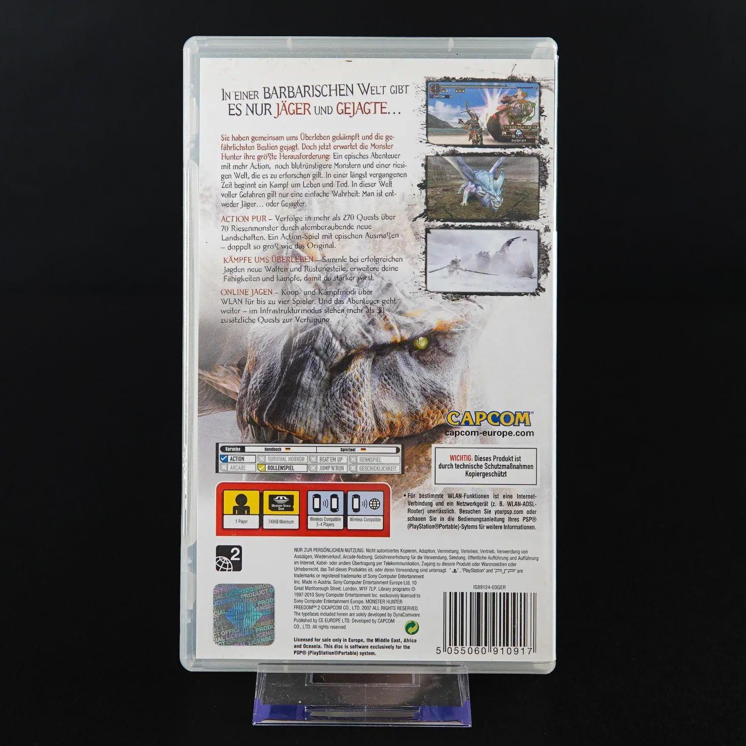 monster-hunter-2-freedom-playstation-portable-psp-cib-komplett-gebraucht-4 - Utopia Collectibles