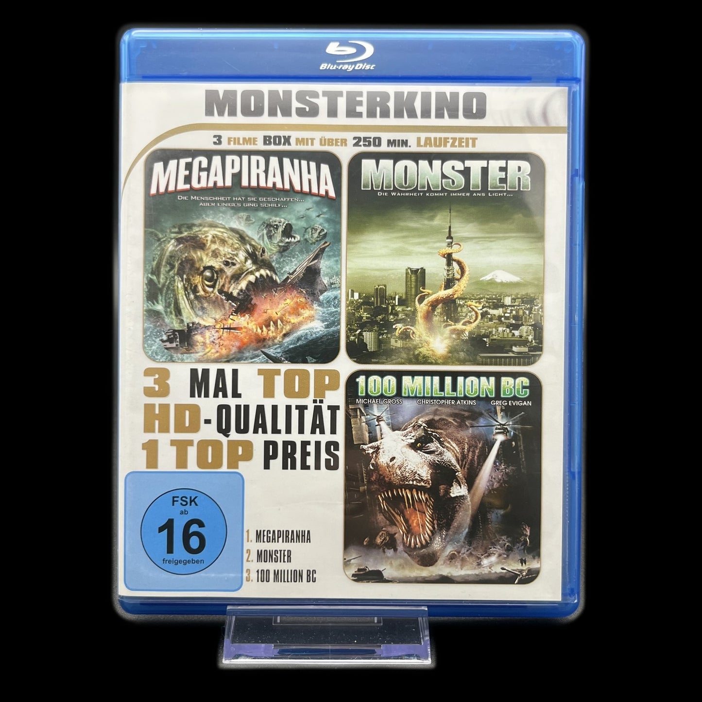 Monsterkino - 3-Filme-Box - Sci-Fi & Fantasy - Blu-Ray - Kreaturen - Gebraucht