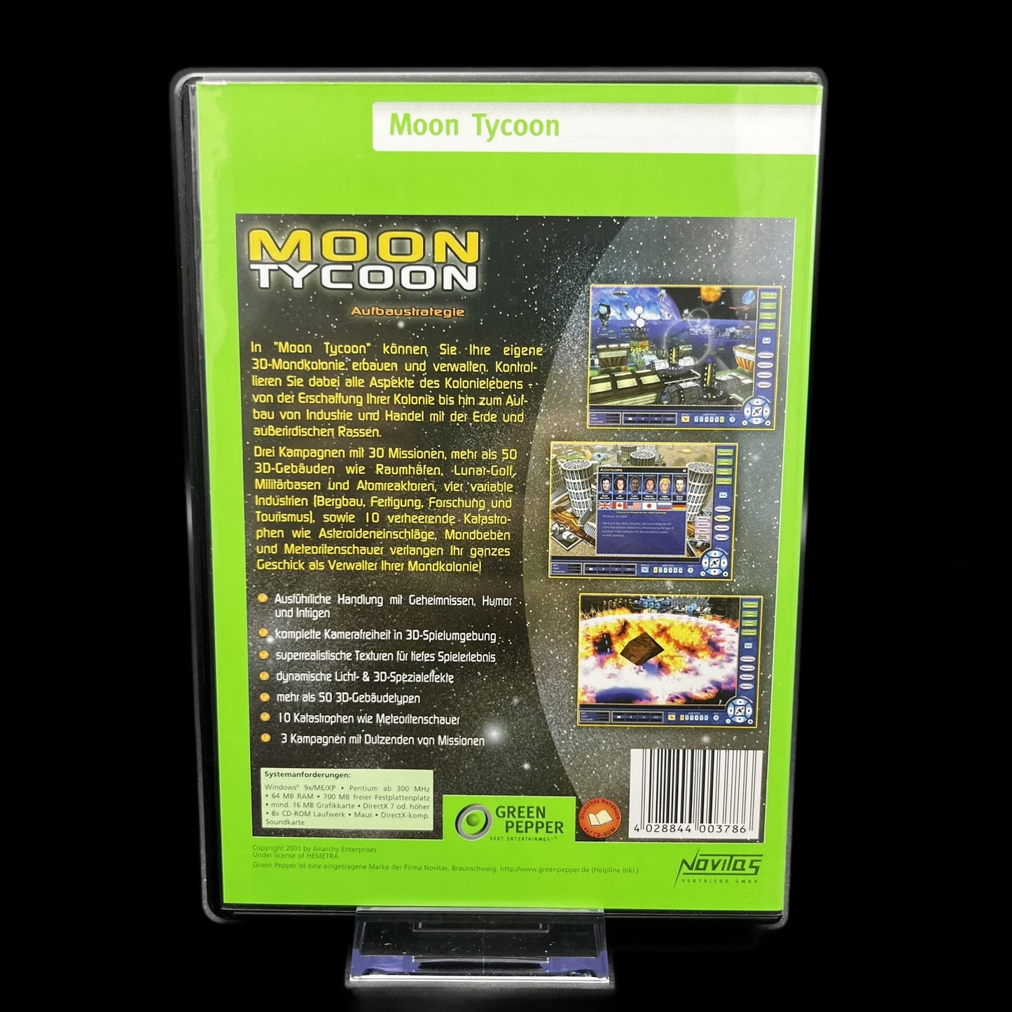 Moon Tycoon - PC - Spiel mit Anleitung - PAL - deutsch - Gebraucht