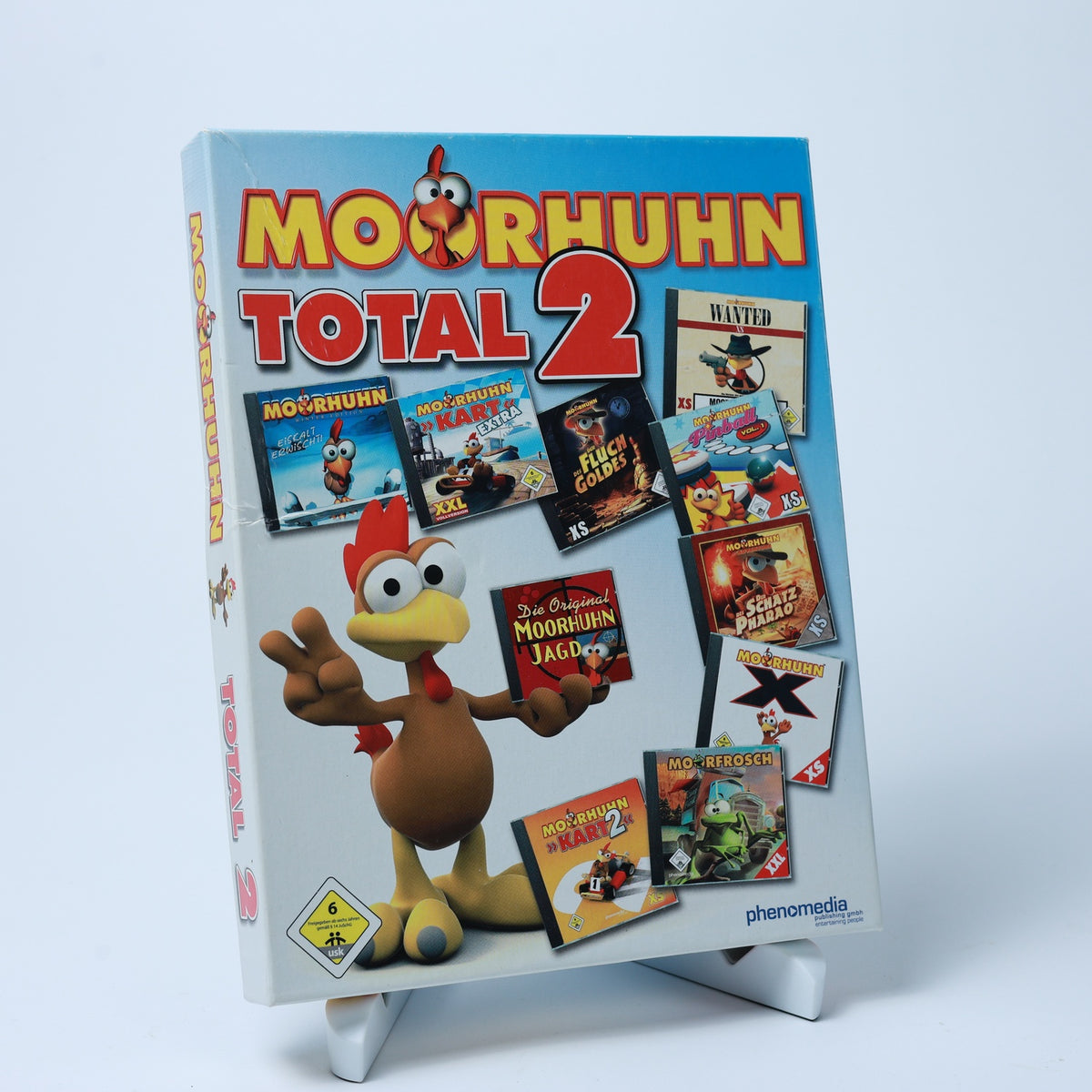 Moorhuhn Total 2 - PC CD-ROM Spiel - Big Box - Zustand Gut
