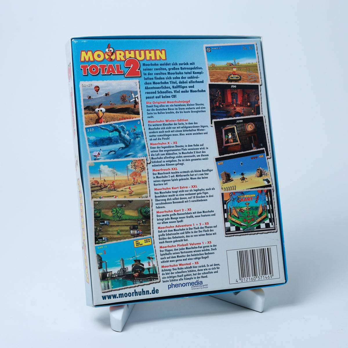 Moorhuhn Total 2 - PC CD-ROM Spiel - Big Box - Zustand Gut