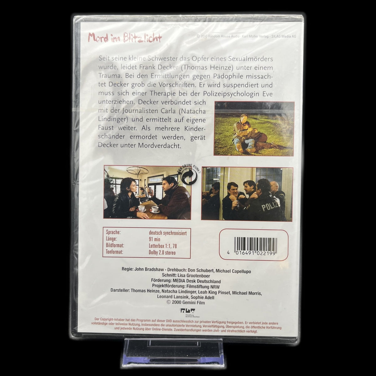 Mord im Blitzlicht - Originalverpackt - Thriller & Mystery - DVD - Film - Neu