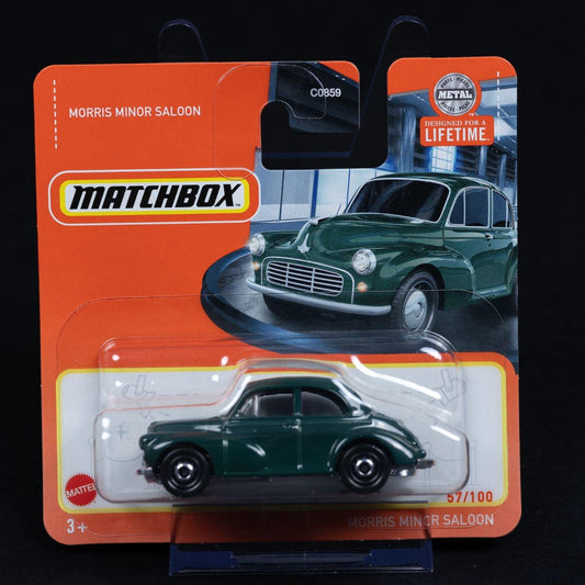 morris-minor-saloon-fuer-sammler-standmodell-mattel-matchbox-164-ovp-1 - Utopia Collectibles