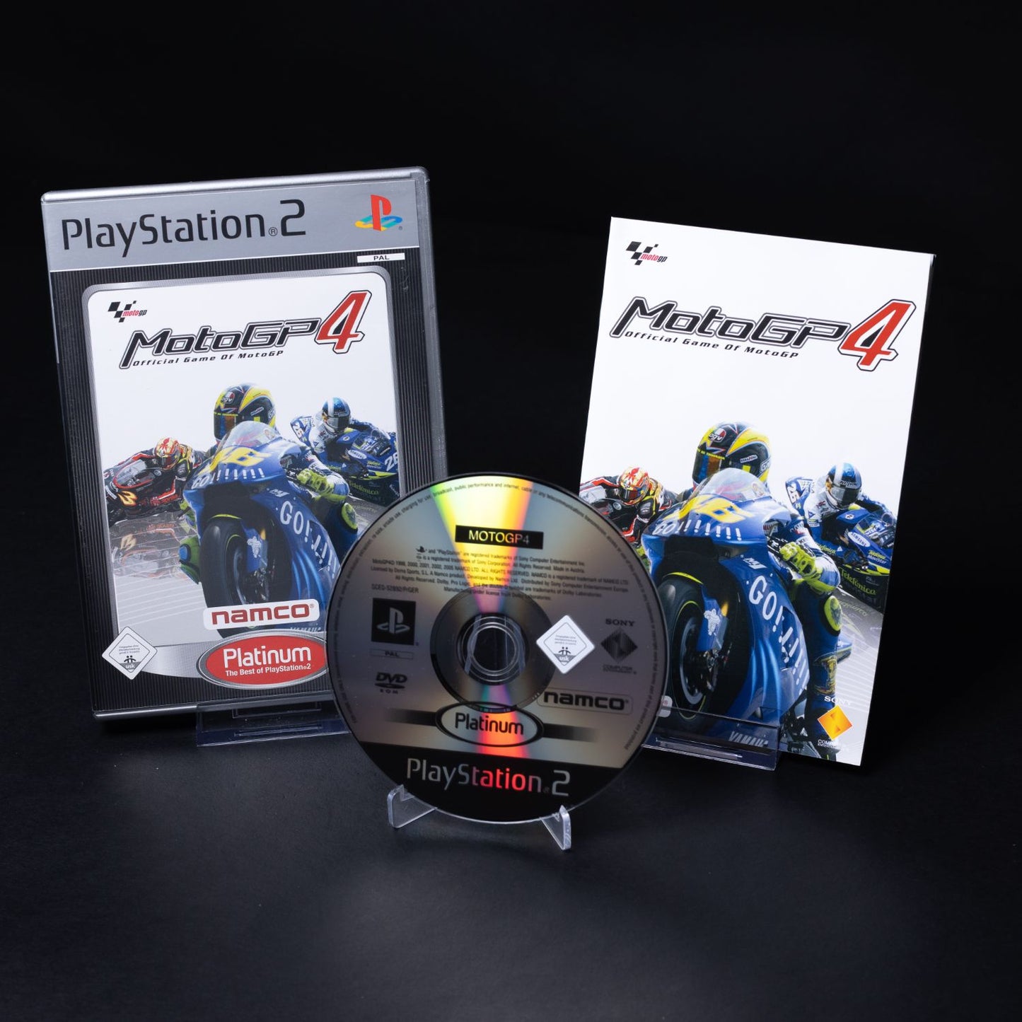 MotoGP 4 - Playstation PS2 Platinum - CiB - PAL Deutsch - Gebraucht