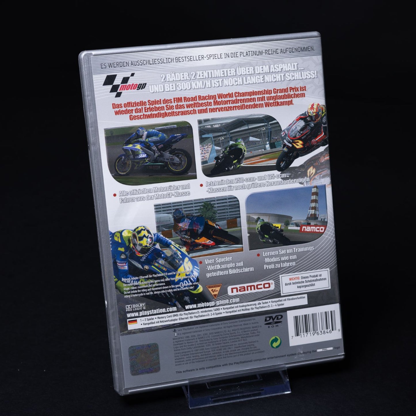 MotoGP 4 - Playstation PS2 Platinum - CiB - PAL Deutsch - Gebraucht