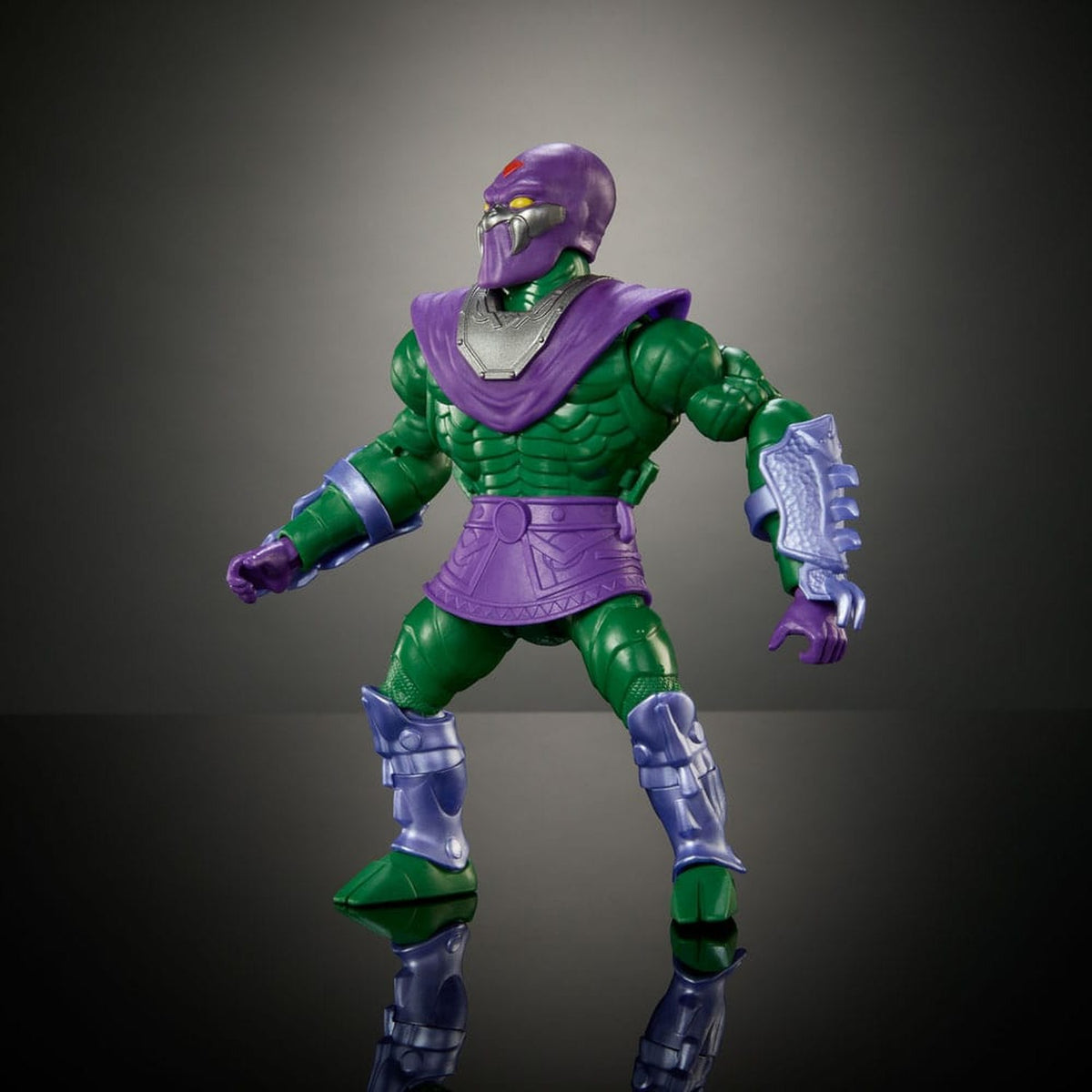 MOTU x TMNT: Turtles of Grayskull Deluxe Actionfigur King Hiss 14 cm - Neu & OVP