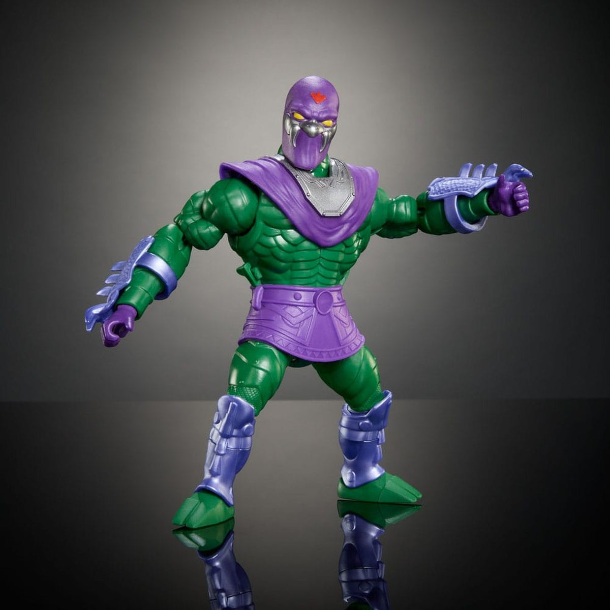 MOTU x TMNT: Turtles of Grayskull Deluxe Actionfigur King Hiss 14 cm - Neu & OVP